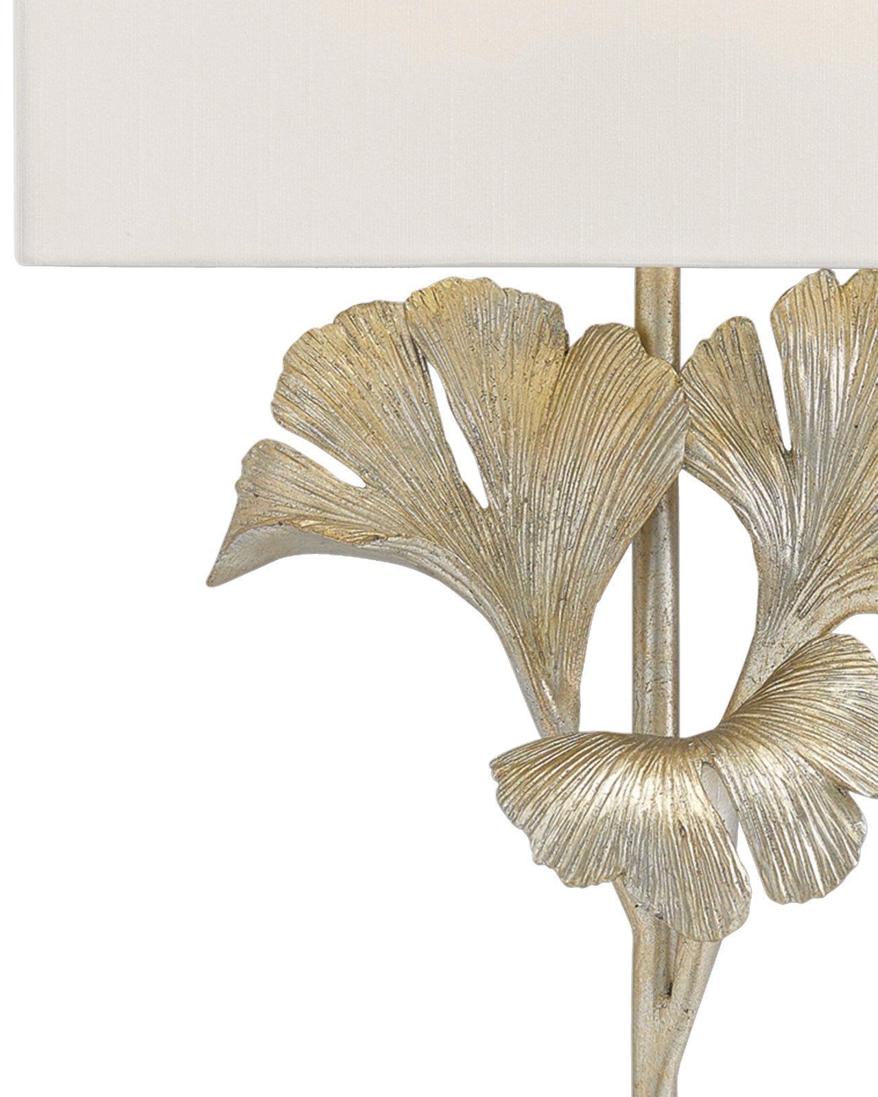 Gingko Silver Wall Sconce